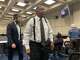 Rabbi Shaya Fox, the Dallas Area Torah Association CEO, and the Rev. Willis Broden as they left Monday's meeting of the Landmark Commission. Fox told Broden his opposition to making McShann Road a historic district wasn't personal.