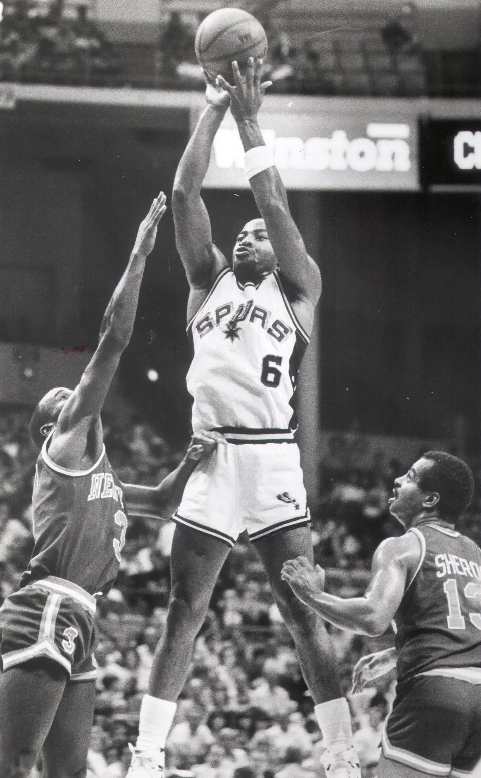 Alfredrick Hughes was with the Spurs in the 1985 season.