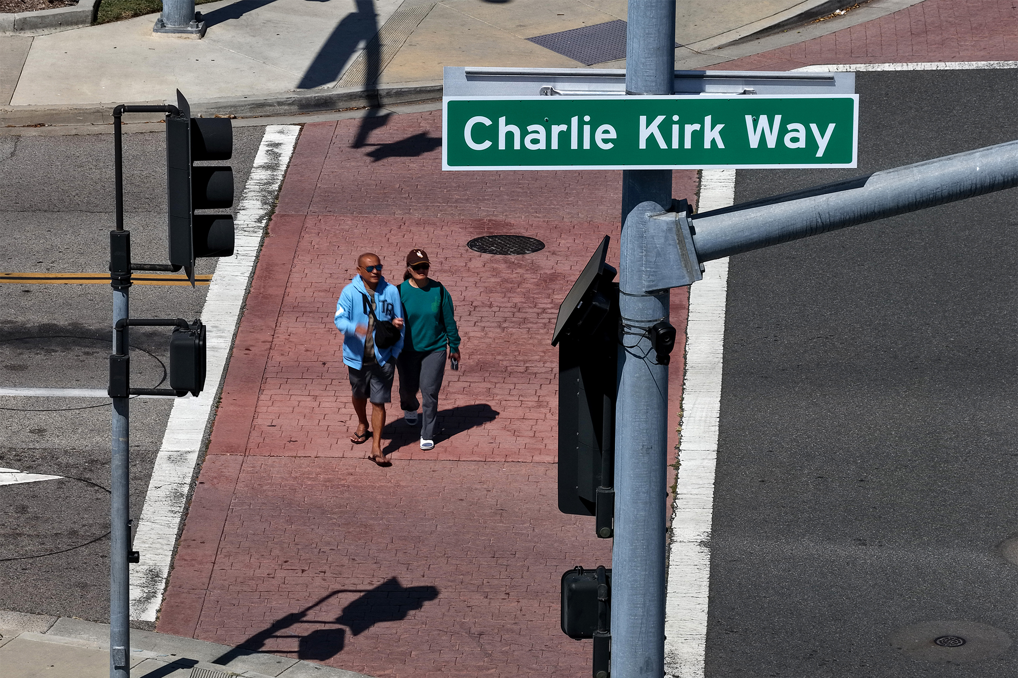 Orange County street renamed after Charlie Kirk. Then TIKTOK descended...