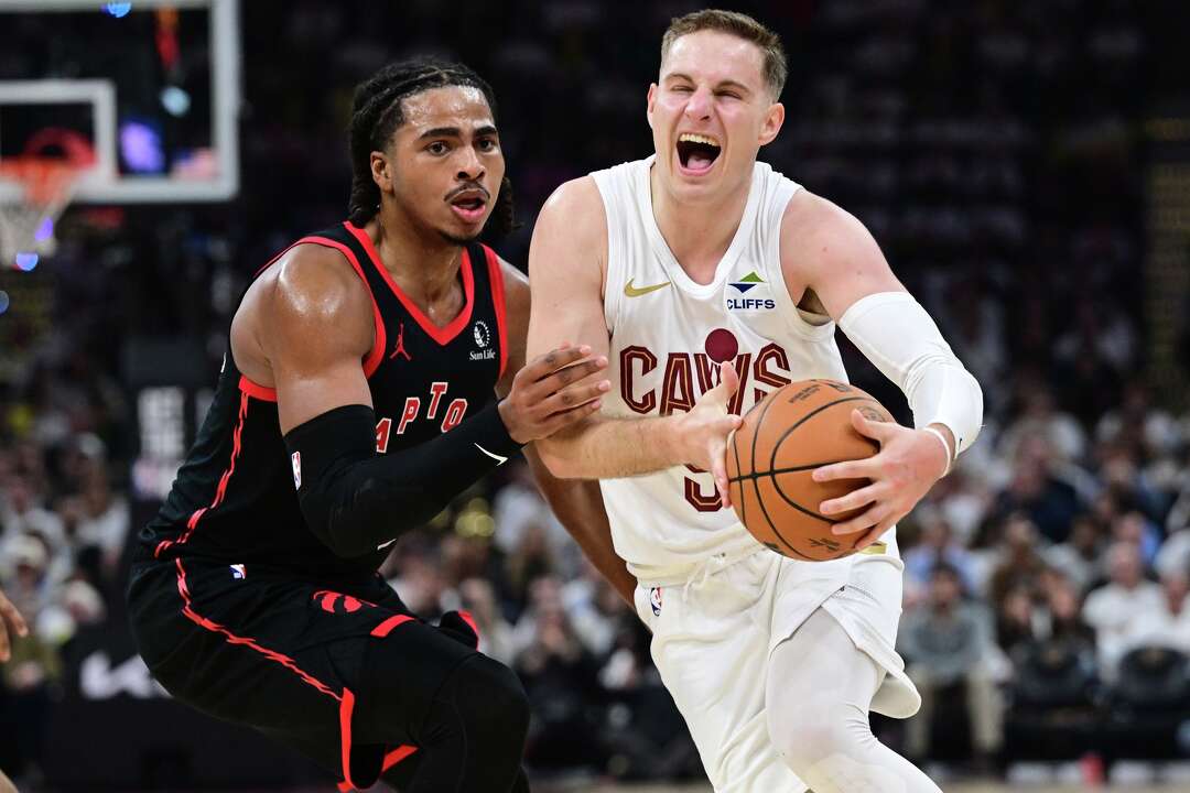 Cavaliers guard Sam Merrill gets MRI on hamstring and sits out practice ...