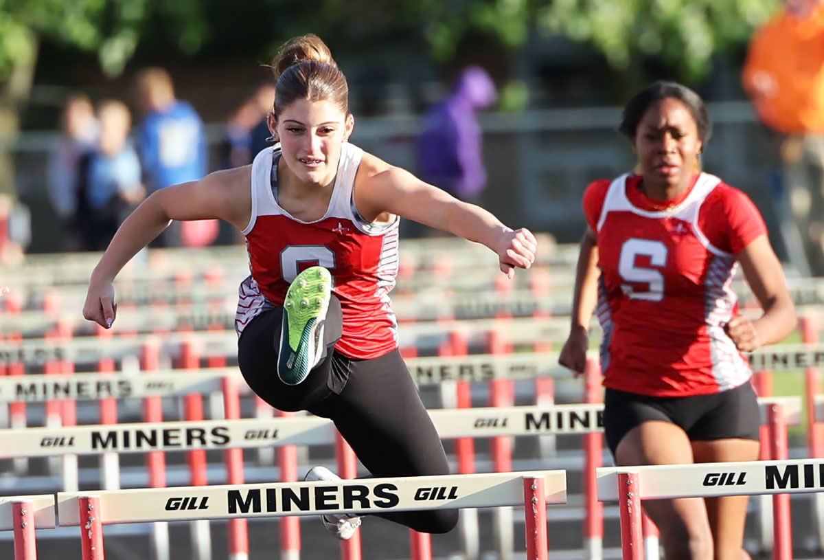 Carlinville edged out Gillespie for second at the South Central Conference girls track meet, but no...