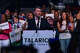 Texas Senate candidate James Talarico, a Democrat, addresses supporters on election night on March 3, 2026, in Austin, Texas. Texans went to the polls to vote for Democratic and Republican primary candidates ahead of November's midterm elections. Talarico defeated Rep. Jasmine Crockett and is now trying to persuade her supporters to back him in the general election.
