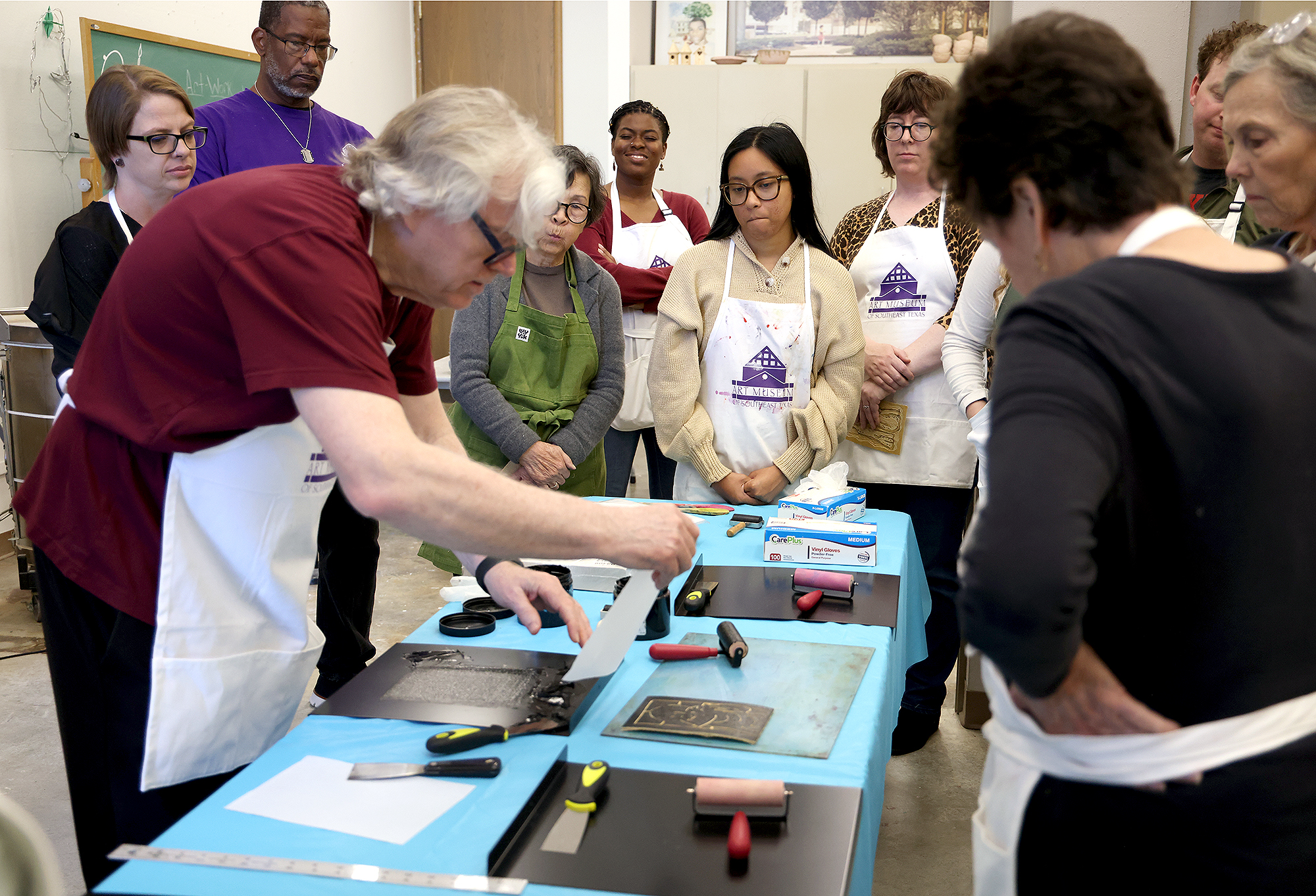 Printmakers carve their place at Art Museum of Southeast Texas