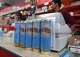 A collection of “Go Spurs Go” candles are displayed at Papa Jim’s Botanica in 2004.