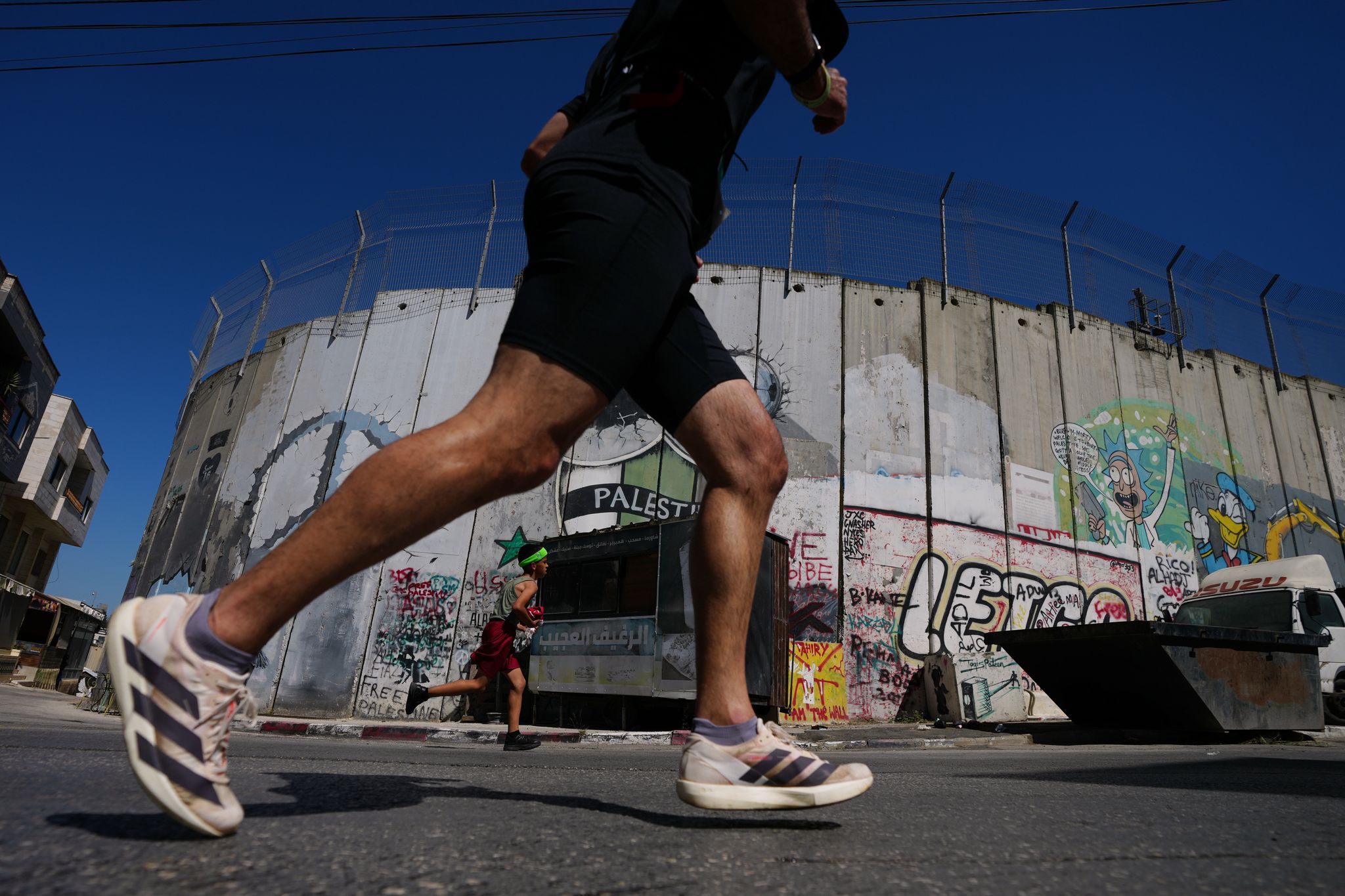 Photos of the Palestinian marathon