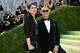 Felicity Blunt, left, and Stanley Tucci arrive at The Metropolitan Museum of Art's Costume Institute benefit gala celebrating the opening of the "Costume Art" exhibition on Monday, May 4, 2026, in New York. (Photo by Evan Agostini/Invision/AP)