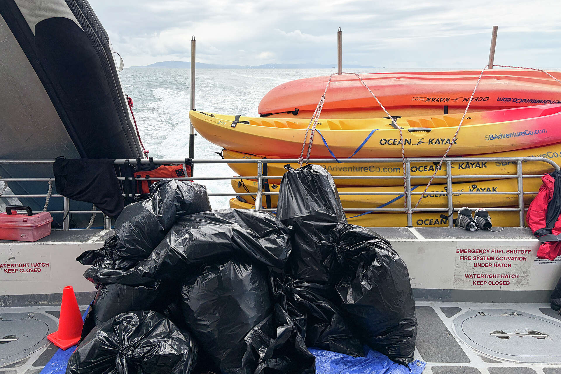 Miles offshore, a Calif. island becomes a 'catcher's mitt' for trash