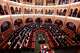 General view of the Hungarian Parliament's main hall during the inauguration ceremony of Prime Minister Peter Magyar in Budapest, Hungary, Saturday, May 9, 2026.