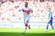 Stuttgart's Deniz Undav celebrates after scoring during the German Bundesliga soccer match between Bayer Leverkusen and VfB Stuttgart, in Stuttgart, Germany, Saturday, May 9, 2026. (Tom Weller/dpa via AP)