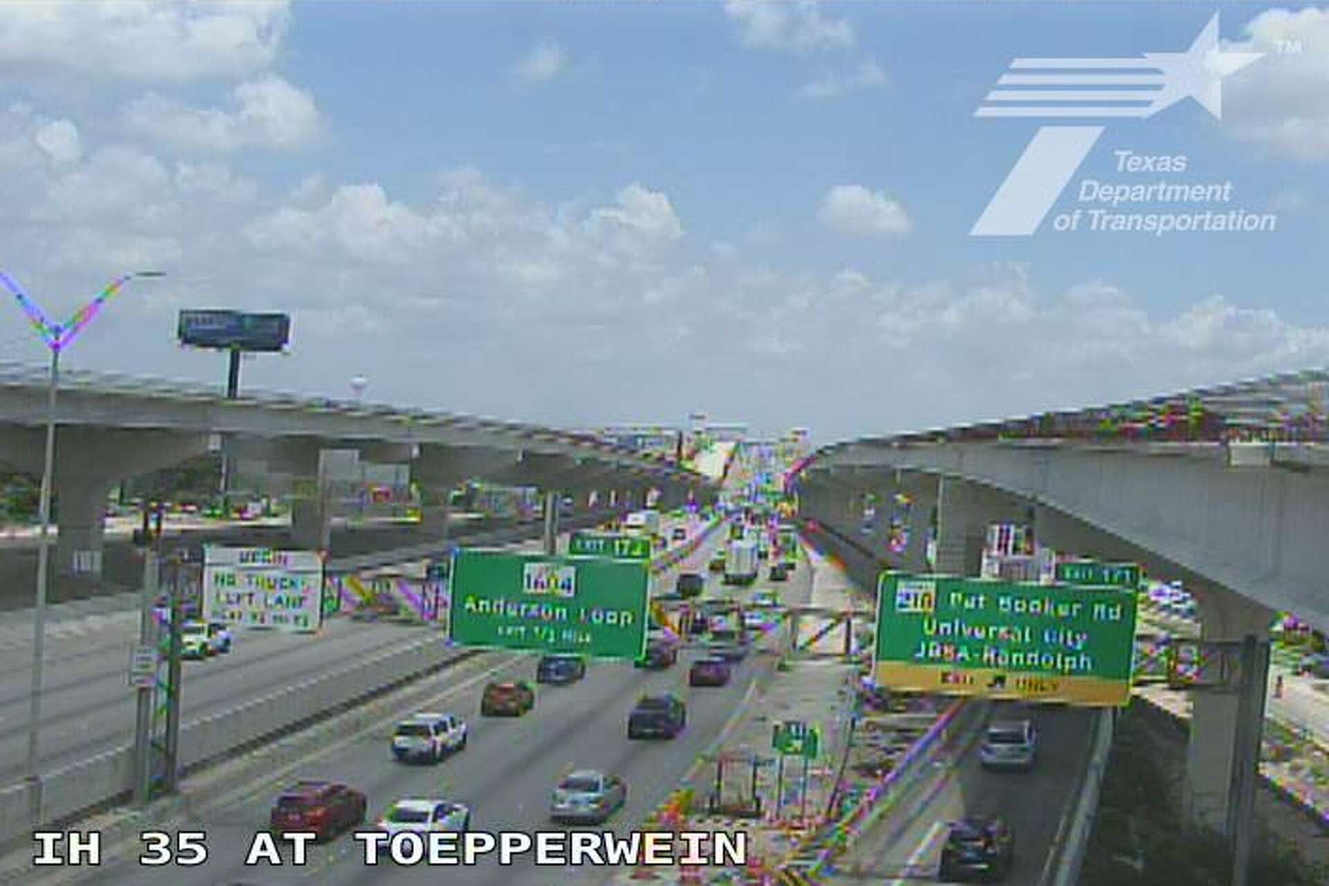 I-35 crash brings traffic to a standstill near Loop 1604
