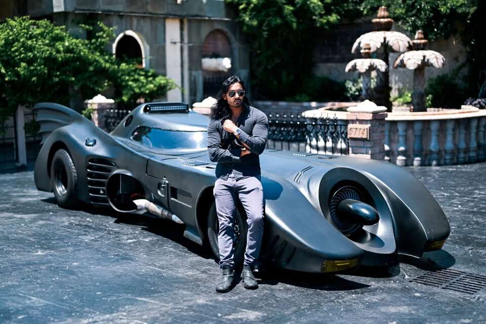 Houston doctor owns Batmobile KITT car classic muscle cars and tank