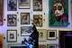 A guest gets the QR code for art displayed for silent auction during the House of DIFFA gala in Dallas, Saturday, May 9, 2026.