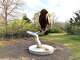 Big Rapids celebrated Migratory Bird Day and its Bird City designation with an event at Northend Riverside Park on May 9. During the event the newest addition to the city's public art, the Bord Sculpture by artist John Warner was dedicated.