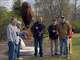 Big Rapids celebrated Migratory Bird Day and its Bird City designation with an event at Northend Riverside Park on May 9. Artist John Warner cuts the ribbon on the newly installed Bird Sculpture during the celebration with, from left: orinthologist Joe Lipar, Artworks Executive Director Arthur Johnson, Warner, Mayor Fred Guenther and City Manager Mark Gifford. To view more photos, visit: bigrapidsnews.com.