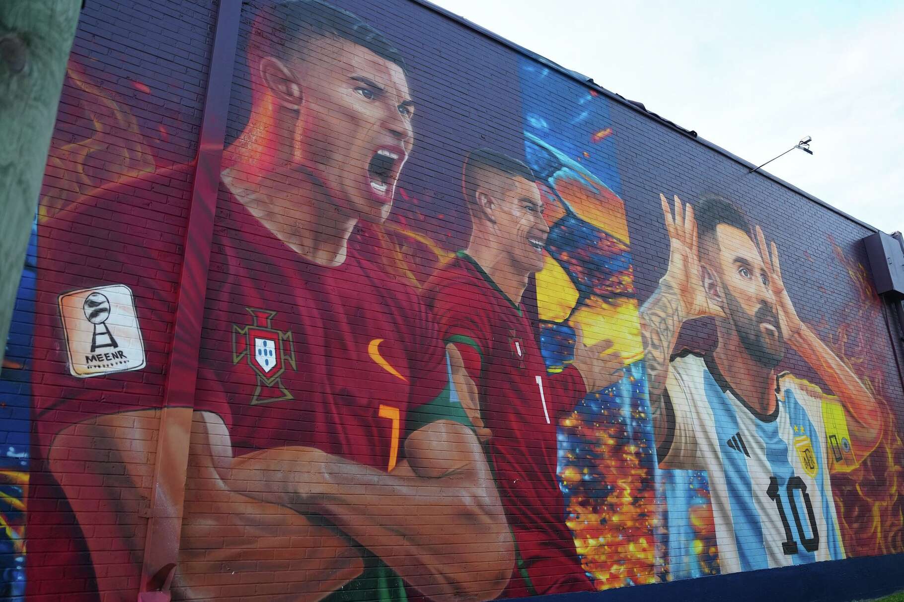 World Cup inspired murals around Houston’s EADO neighborhood, photographed in Houston on Thursday, May 7, 2026.