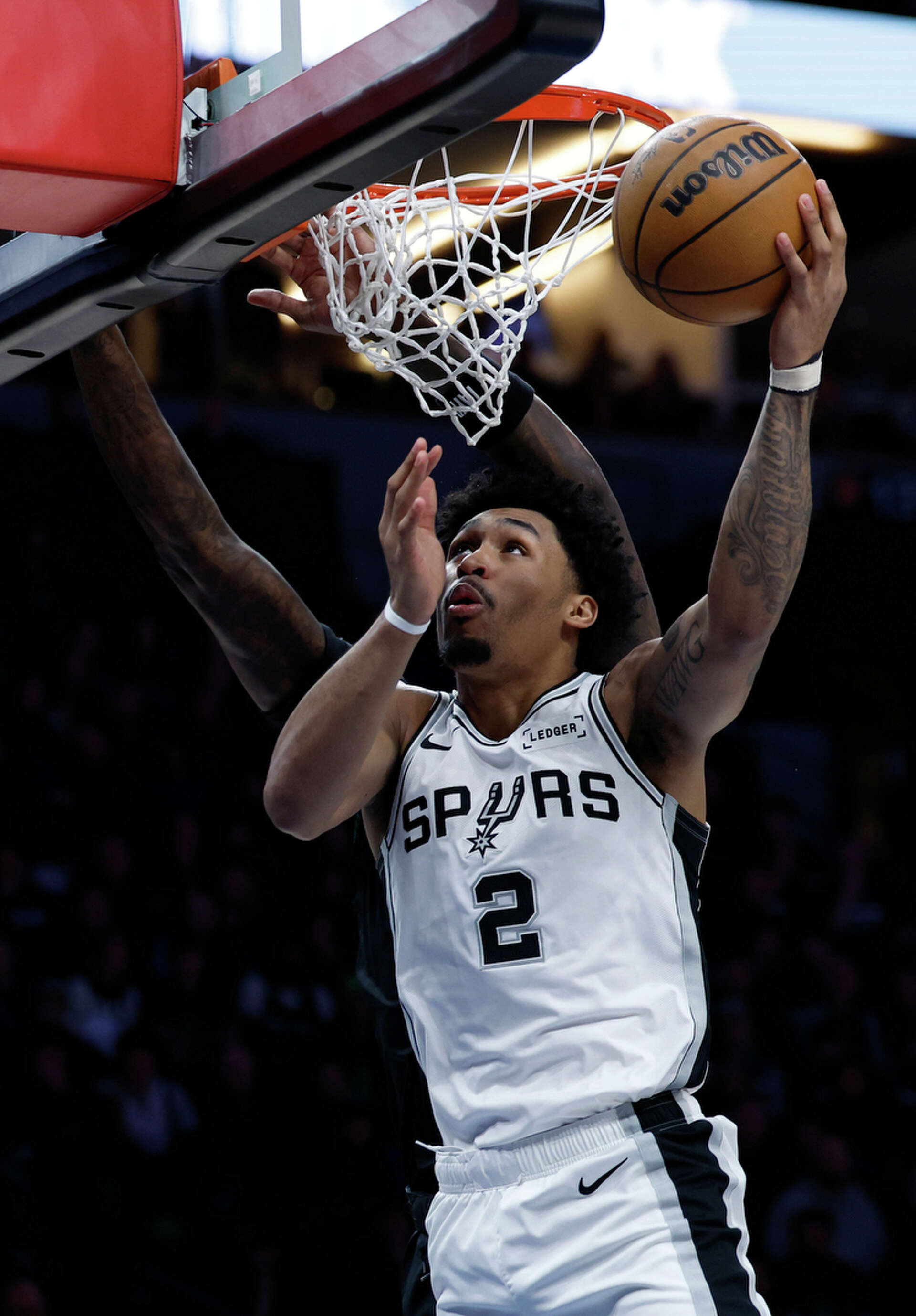 Big outing no comfort for Spurs' Dylan Harper after loss