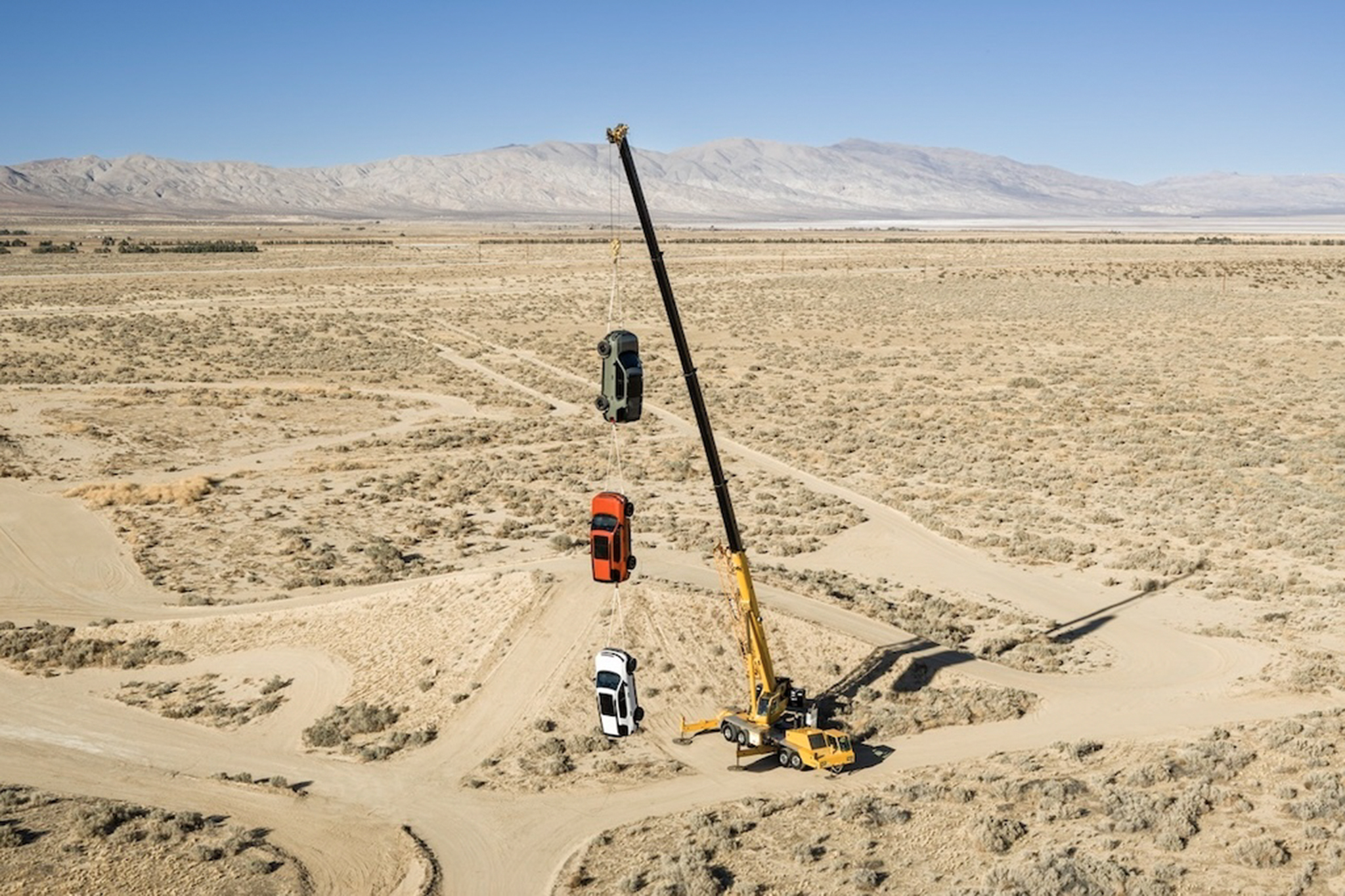 Deep in California desert, cars pushed to breaking point...