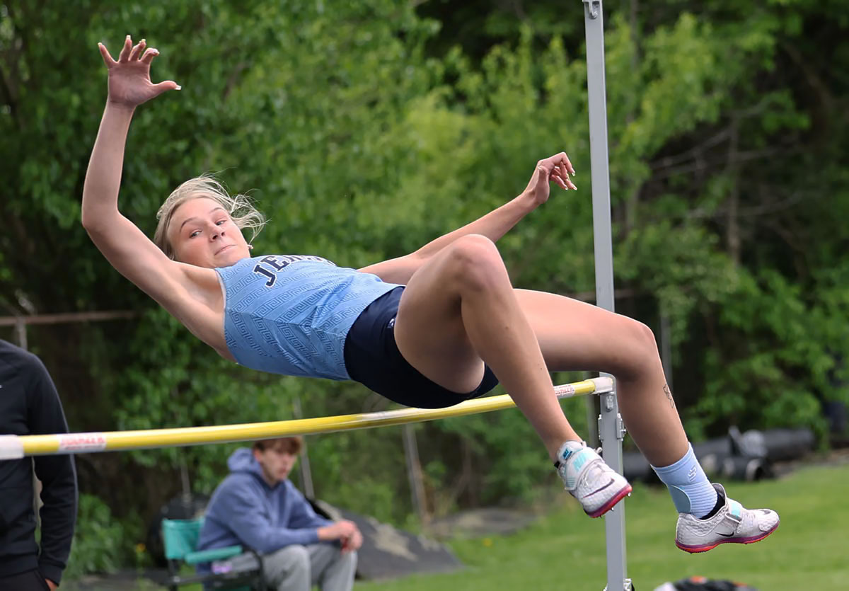 No joke, Jersey's Morgan Allen serious contender in high jump
