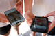People use their phones to view social media.