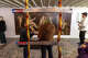 Art is displayed at the American Messenger art gallery in San Francisco on Thursday, May 7, 2026.