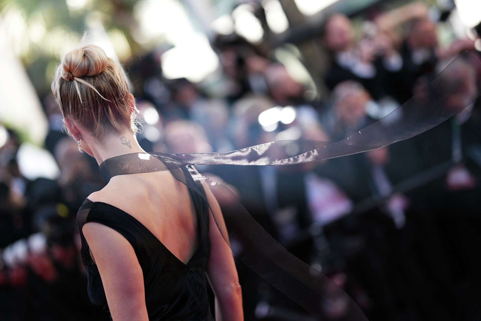 navy blue dress for baby girl Demi Moore, 62, is a glittering goddess in backless gown at 2025 BAFTAs main image 1