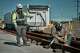 Workers operate at the site of the Palisades Tunnel Project, part of the Gateway Program, on Tuesday, May 12, 2026, in North Bergen, N.J.