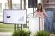 Sarah Kahn, president and CEO of Housing Forward, speaks as Housing Forward, on behalf of the All Neighbors Coalition, hosts the annual State of Homelessness Address at the Winspear Opera House in Dallas, Thursday, May 14, 2026.