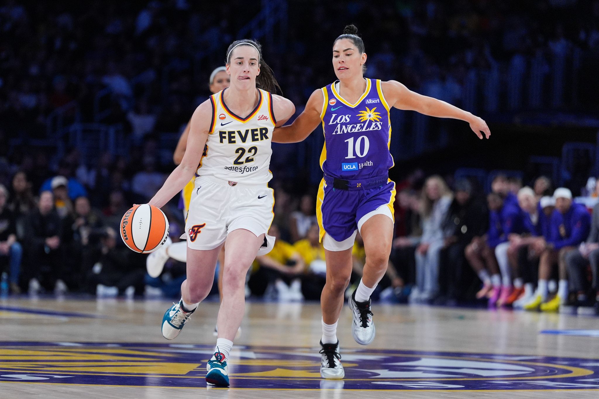 chron.com - DOUG FEINBERG - Kelsey Plum joins Prime's WNBA broadcasts, bringing an active star's voice to the studio