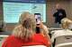 Community members attended a public forum, Feb. 19, 2026, at the Port Isabel Community Center in Port Isabel, Texas, to hear about tenant rights from Eric Dunn, an attorney with National Housing Law Project.