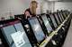 FILE - Voting machines are seen at the Bartow County Election office, Jan. 25, 2024, in Cartersville, Ga.