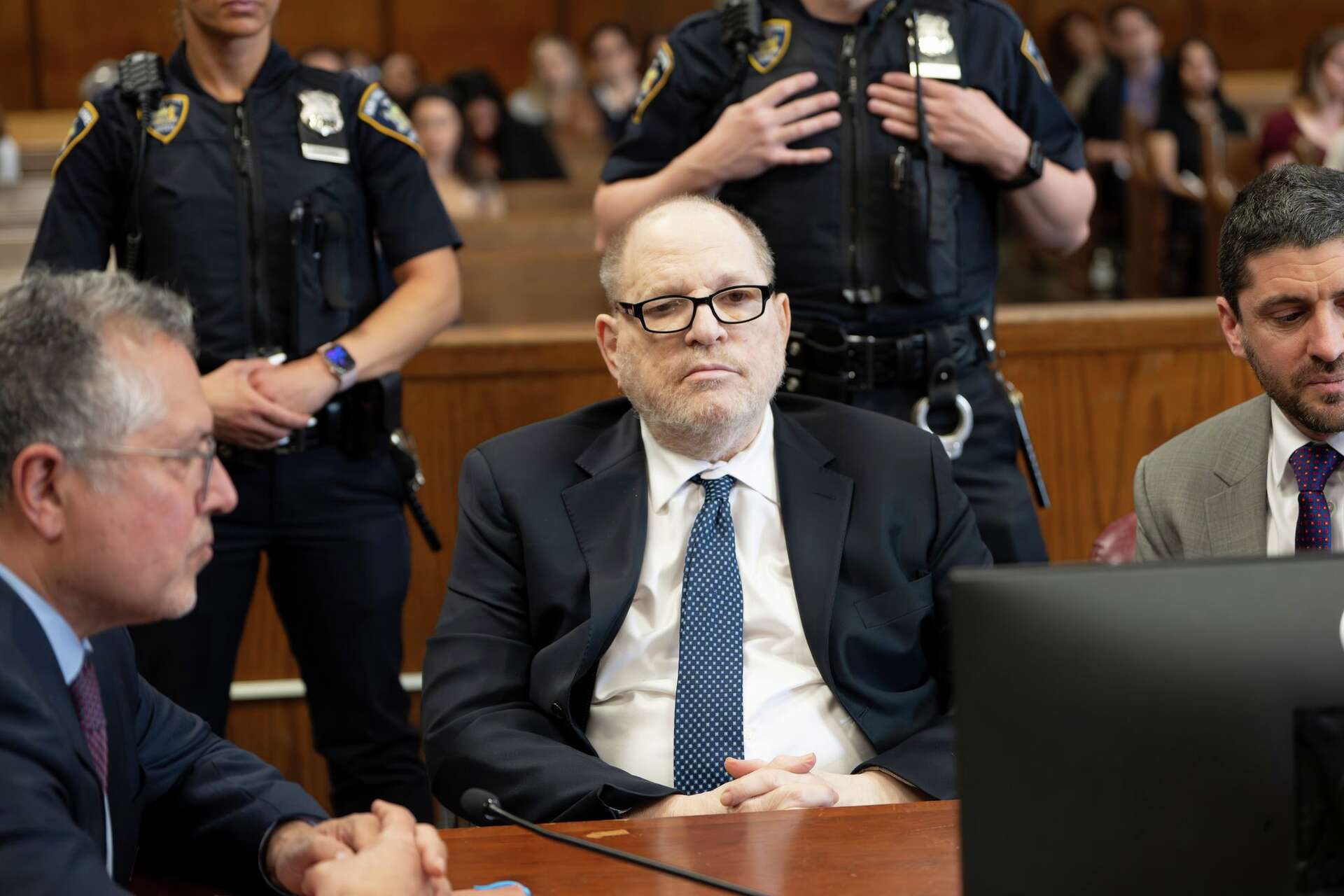 Judge declares a mistrial in Harvey Weinstein&rsquo;s rape retrial after jury