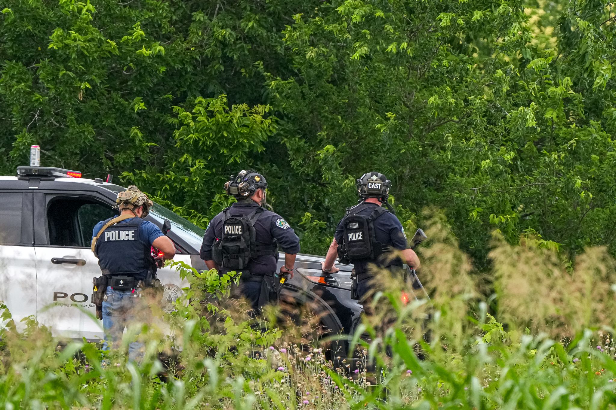 2 suspects arrested, 1 at large after Austin shootings