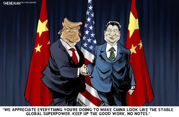 Political cartoon by Drew Shenemen