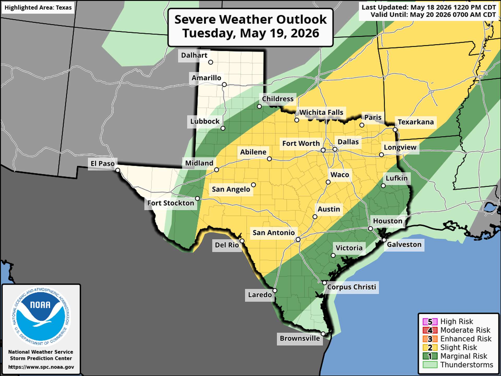 Storms to rock Texas on Tuesday. Could Austin see severe weather?