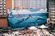 The official dedication of Wyland's giant mural of humpback whales in downtown Dallas in April 1999.