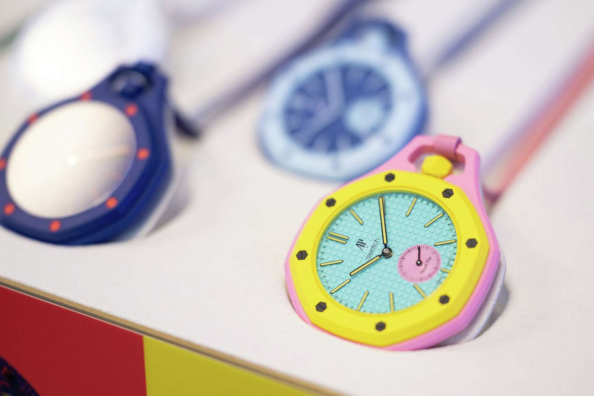 A new Swatch model is introduced, and a case study in overexcited 