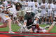 Guilford's Aidan Connelly (22) and Hand's John Healy (21) got for the ball during a scrum during the Class M boys lacrosse final at Fairfield University on Saturday, June 14, 2025.