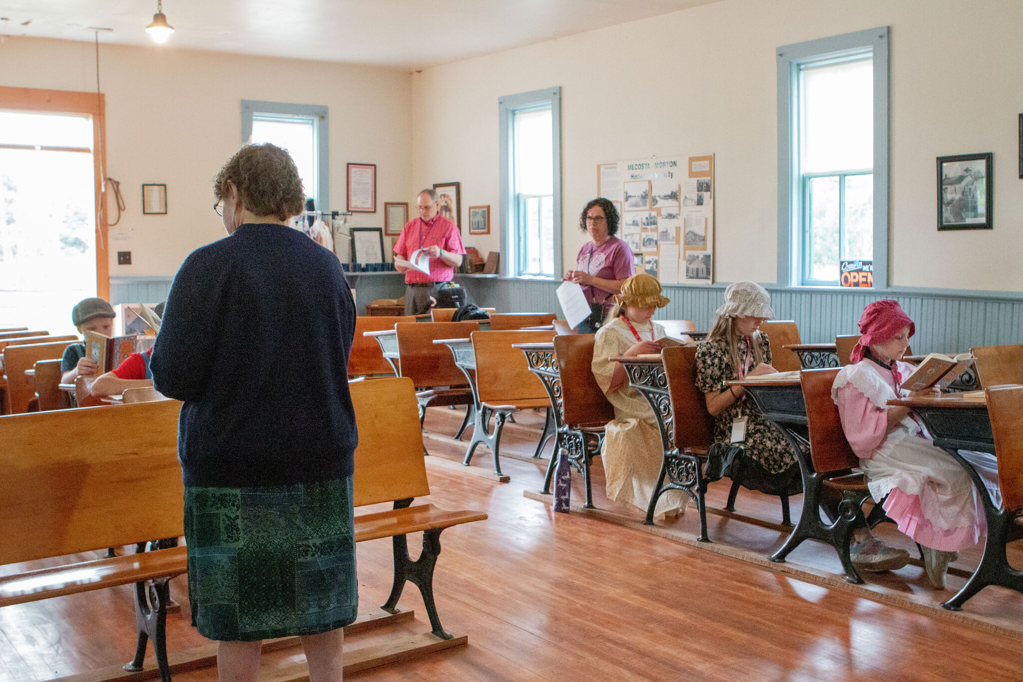 St. Michael Catholic School visits Little River School House
