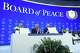 FILE - President Donald Trump, center, applauds as Ilham Aliyev, President of Azerbaijan, left, and Bulgaria's Prime Minister Rossen Jeliazkov, right, hold up their signed Board of Peace charter during the Annual Meeting of the World Economic Forum in Davos, Switzerland, Jan. 22, 2026.