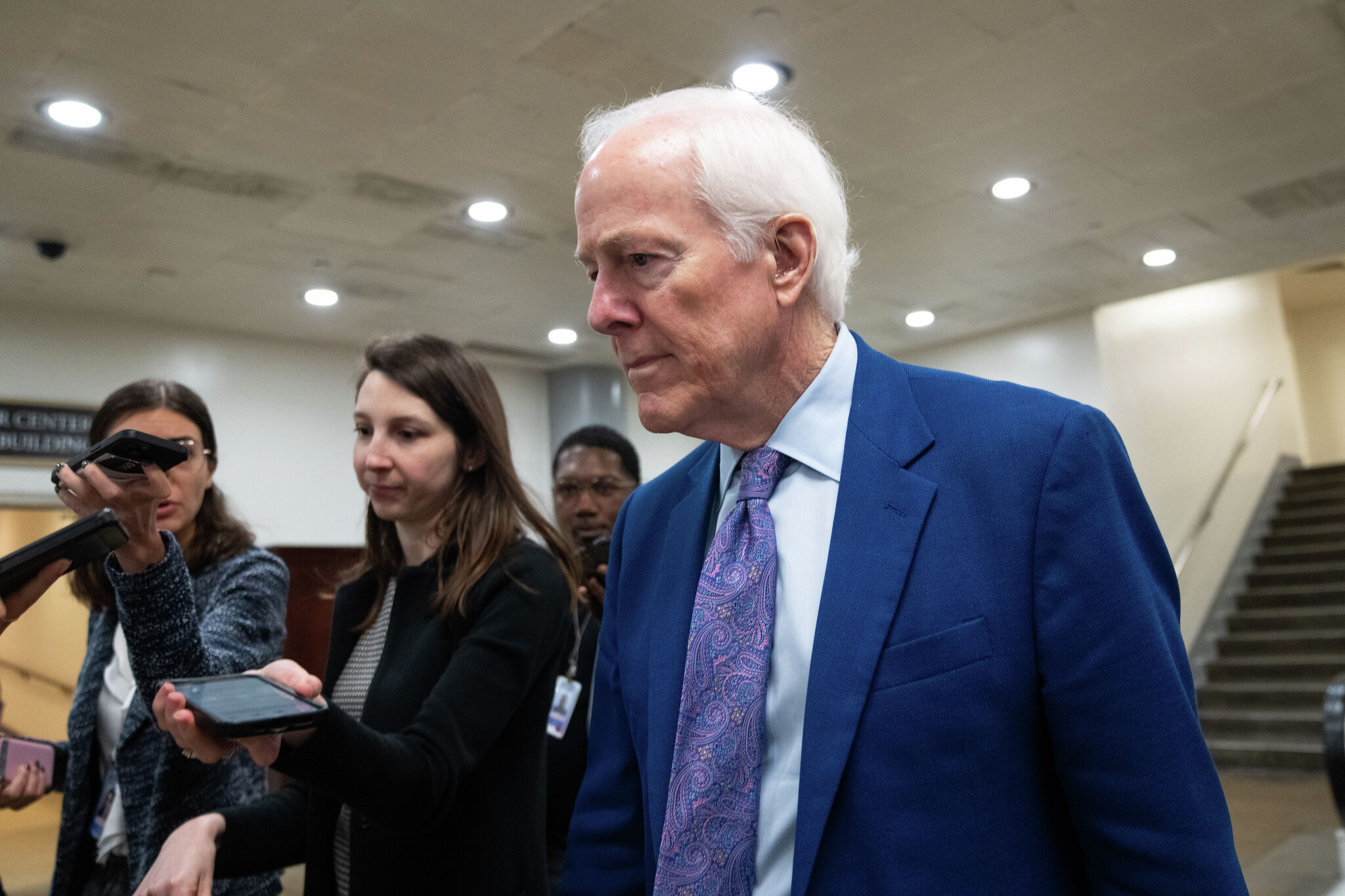 Image for John Cornyn presses forward after Trump endorses rival Ken Paxton