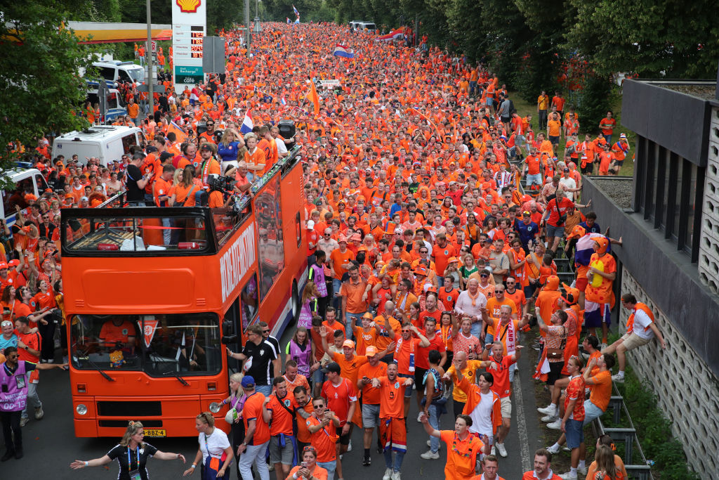 Orange March Riots Netherlands' orange World Cup fan march will start at Rice University
