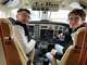 Ali Kawsara and Mahd Obeid sit in the front area of a King Air plane together in 2020. Kawsara died alongside three others while flying a King Air aircraft that crashed in Ruidoso, New Mexico on Thursday May 14, 2026.