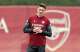 Arsenal's Viktor Gyokeres attends a training session at Sobha Realty Training Centre, London, Monday May 4, 2026. (Steven Paston/PA via AP)