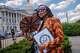 Rep. Yvette Clarke, D-N.Y., chair of the Congressional Black Caucus, prepares for a news conference at the Capitol in Washington, Tuesday, May 19, 2026.