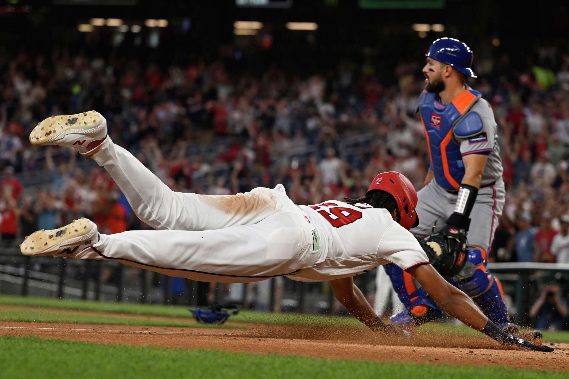 Nationals' James Wood hits majors' first inside-the-park grand slam since  2022