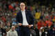 UConn head coach Dan Hurley is seen on the sidelines during the first half of an NCAA college basketball tournament semifinal game against Illinois at the Final Four, Saturday, April 4, 2026, in Indianapolis. (AP Photo/Michael Conroy)