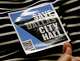 Stickers “Save Dallas City Hall” were worn to support repairs on the aging City Hall. Dallas City Council members held a meeting, Wednesday, May 20, 2026 at City Hall in Dallas to hear plans for two methods on the repairs.