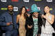 LaKeith Stanfield, Eiza González, Boots Riley and Poppy Liu arrive at the 69th San Francisco International Film Festival on April 28, 2026, in Oakland, Calif.