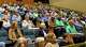 A packed house listens on plans to repair the aging Dallas City Hall. Dallas City Council members held a meeting, Wednesday, May 20, 2026 at Dallas City Hall, to hear plans for two methods on the repairs.