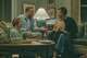 From left: Olivia Wilde, Seth Rogen, Penélope Cruz, and Edward Norton in a scene from “The Invite.”